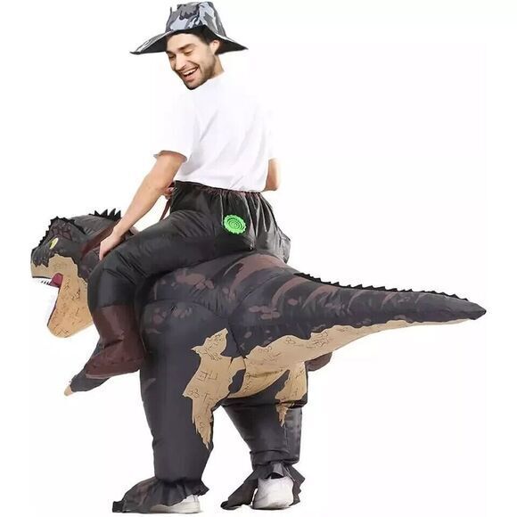 Trex Rider Inflatable Costume - Picture 5 of 10